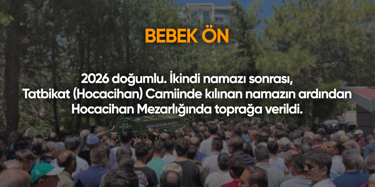Konya'da bugün vefat edenler | 30 Mart 2026 5